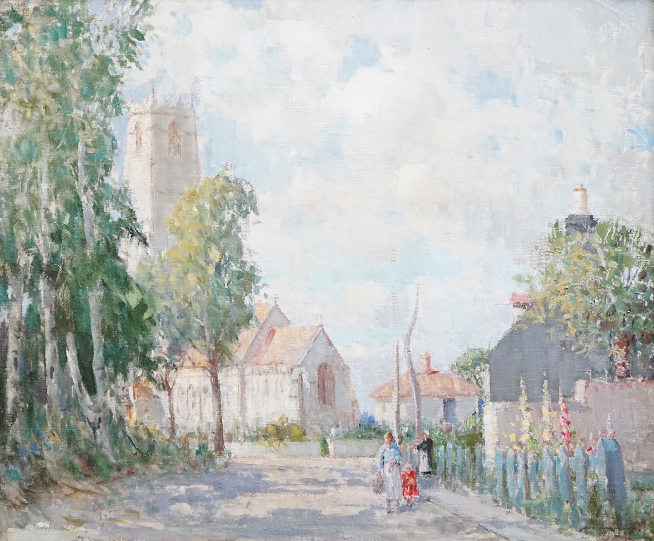 William Lee Hankey (British, 1869-1952), 'Winterton, Norfolk', oil on canvas, 51 x 60cm